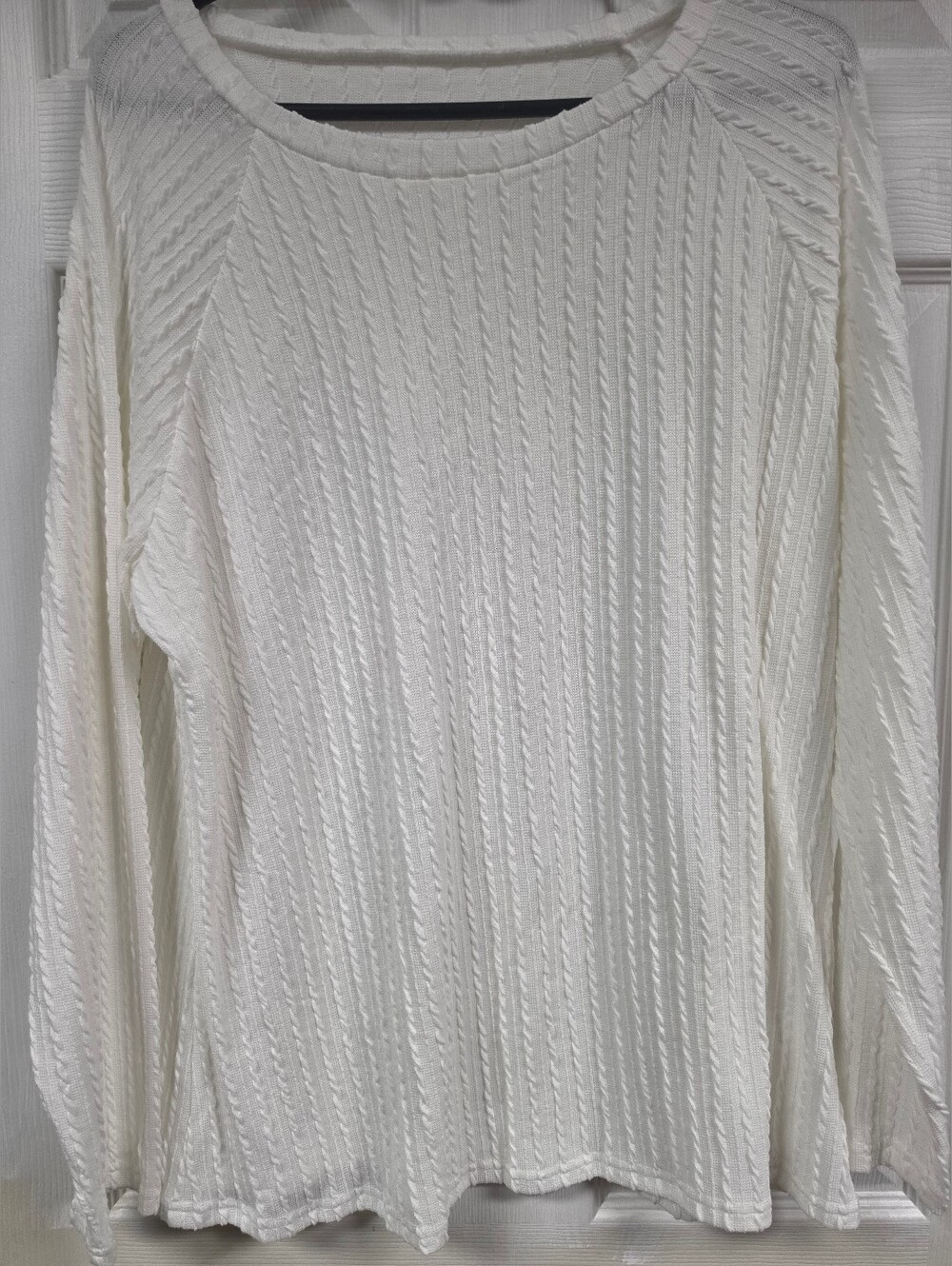 Classic Cable-Knit Sweater NWOT
